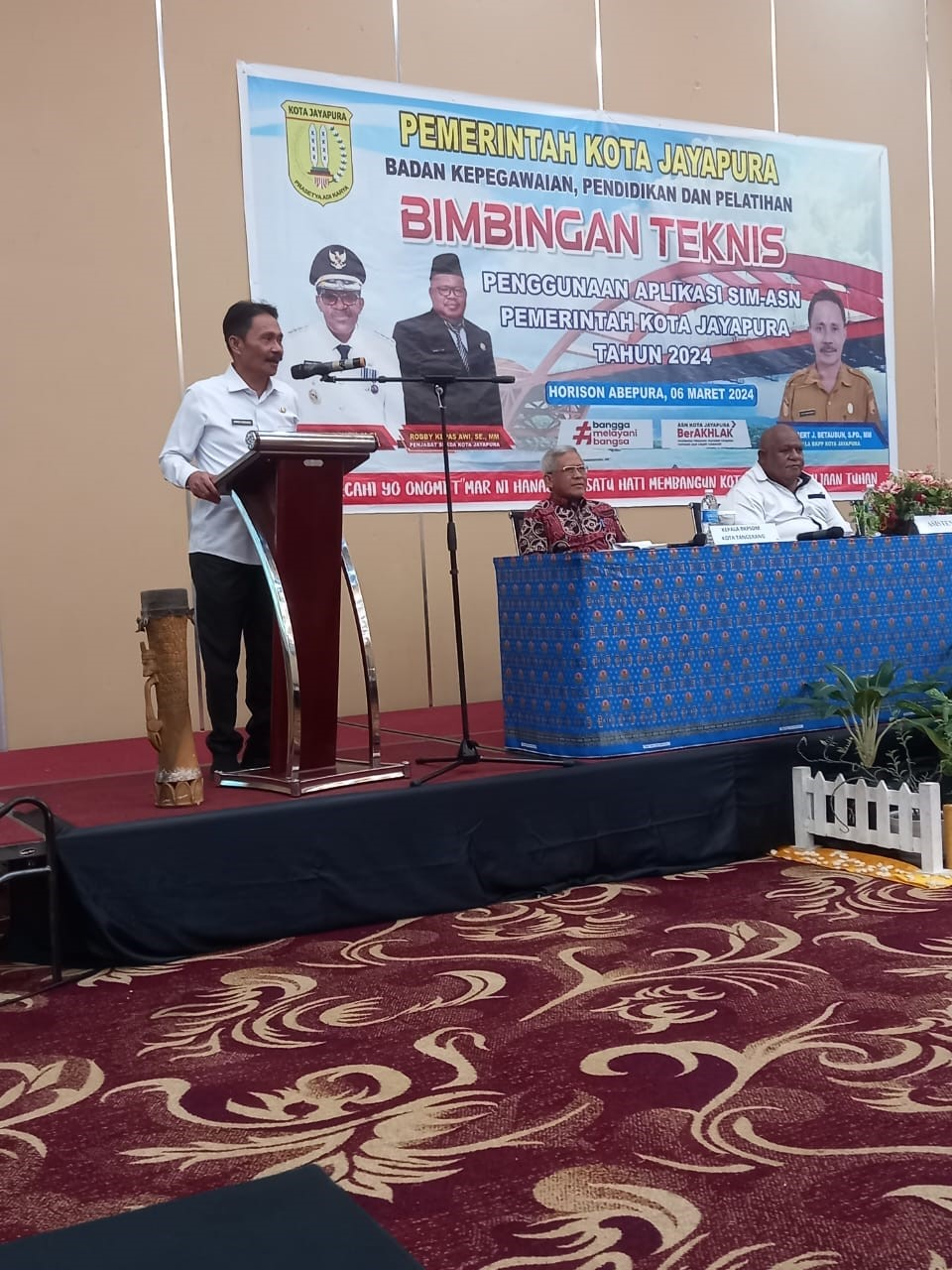 SAMBUTAN KA. BKPP KOTA JAYAPURA